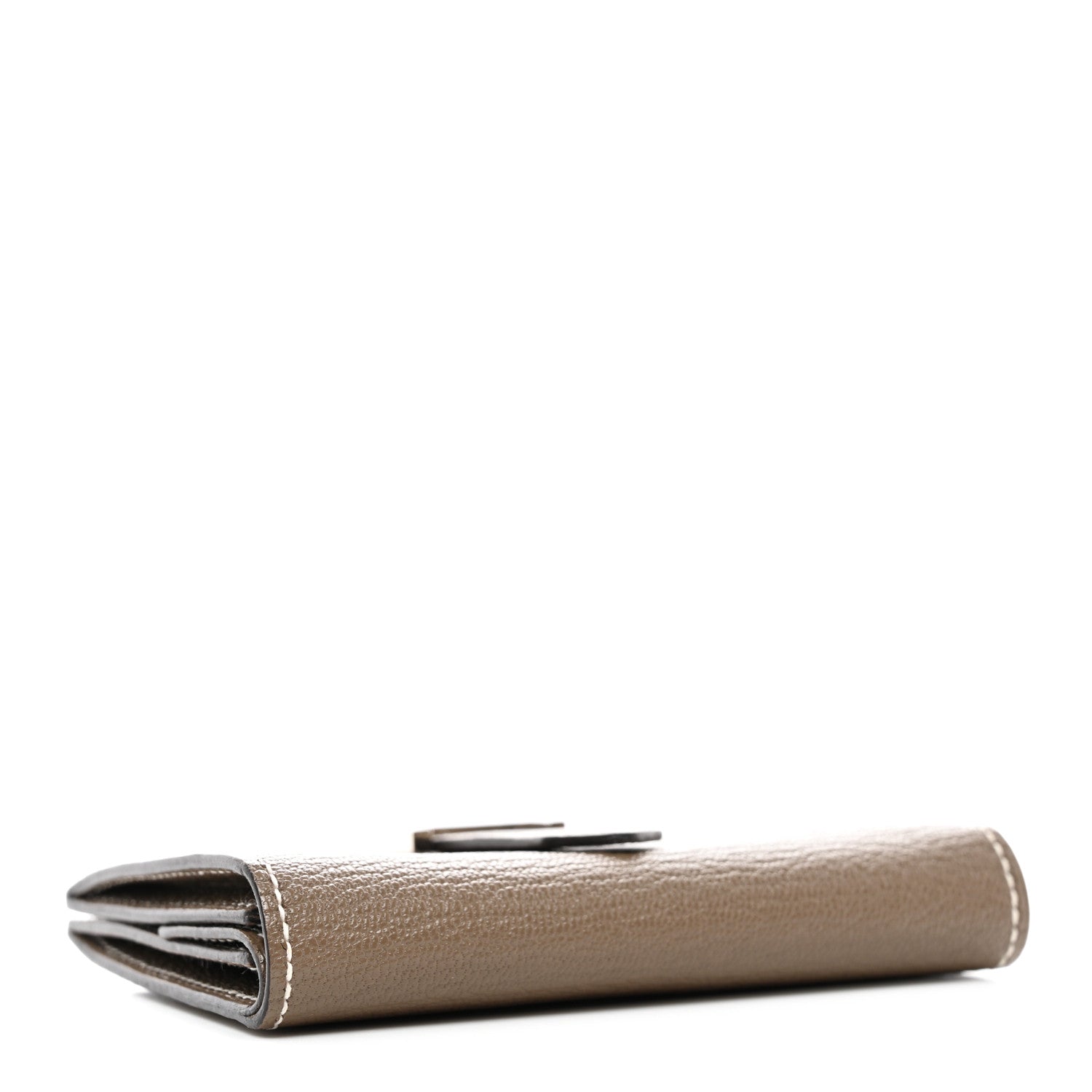 Hermes Chevre Mysore Mini Bearn Wallet Etoupe 4 of 9