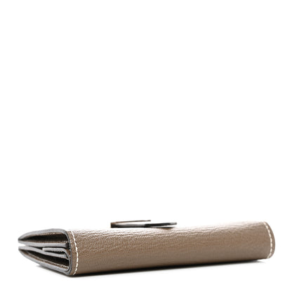 Hermes Chevre Mysore Mini Bearn Wallet Etoupe 4 of 9
