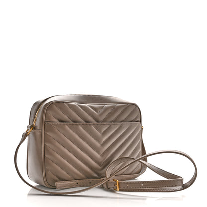 Saint Laurent Calfskin Matelasse Monogram Lou Camera Bag Greyish Brown 3 of 11
