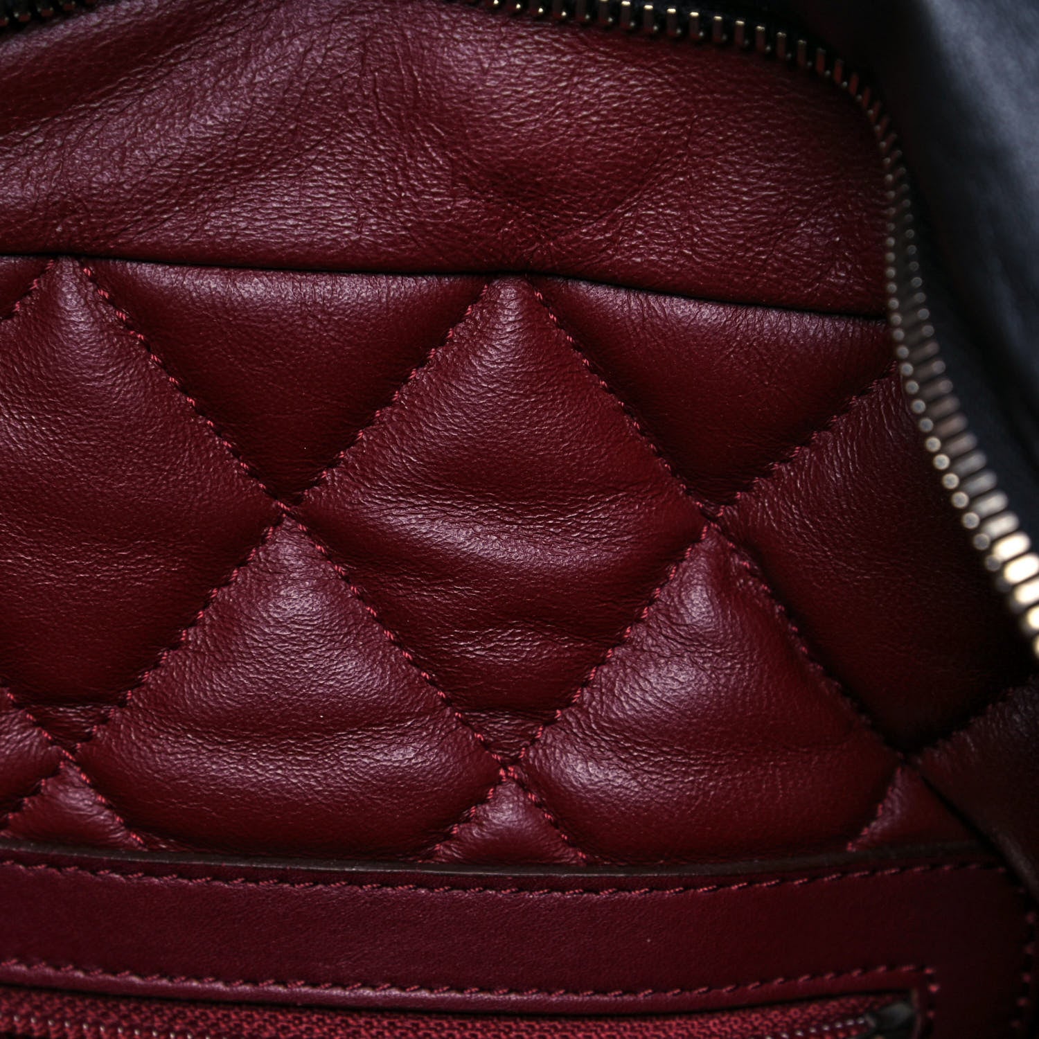 Chanel Lambskin Quilted Extra Large Coco Cocoon Reversible Tote Black 13 of 14