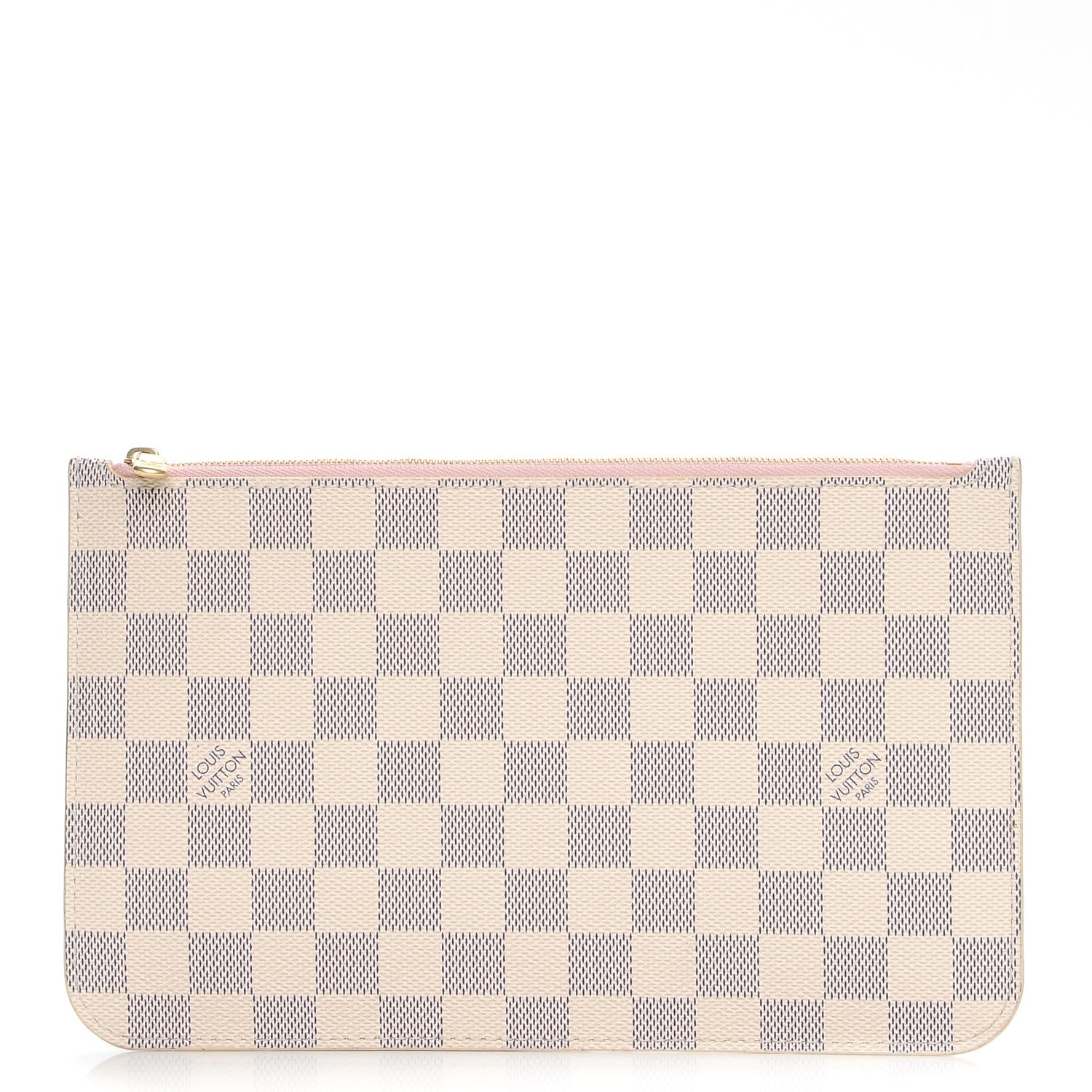 Louis Vuitton Damier Azur Neverfull MM GM Pochette Rose Ballerine 1 of 7