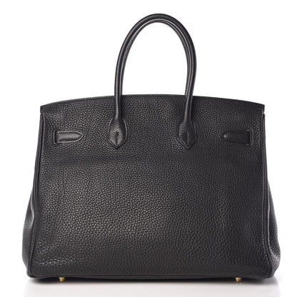 Hermes Togo Birkin 35 Black 4 of 38