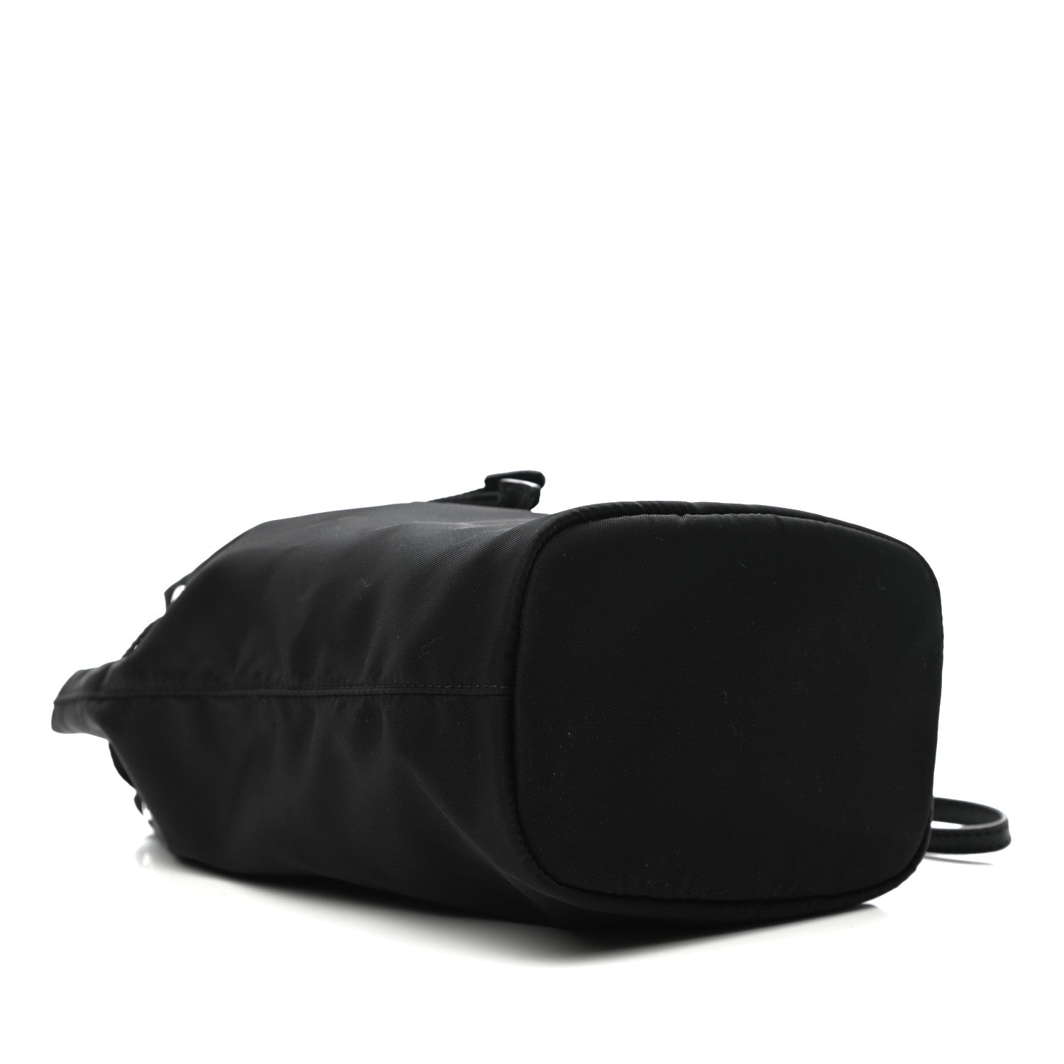 Prada Saffiano Tessuto Nylon Vela Bucket Wristlet Black 4 of 9