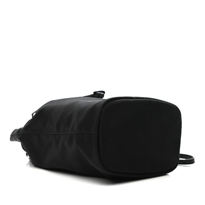 Prada Saffiano Tessuto Nylon Vela Bucket Wristlet Black 4 of 9