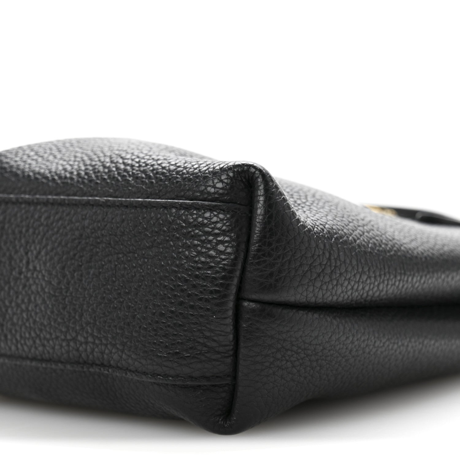 Salvatore Ferragamo Tumbled Calfskin Gancini Mini Bag Black 9 of 14