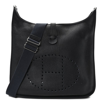 Hermes Taurillon Clemence Evelyne III TGM Black 1 of 15