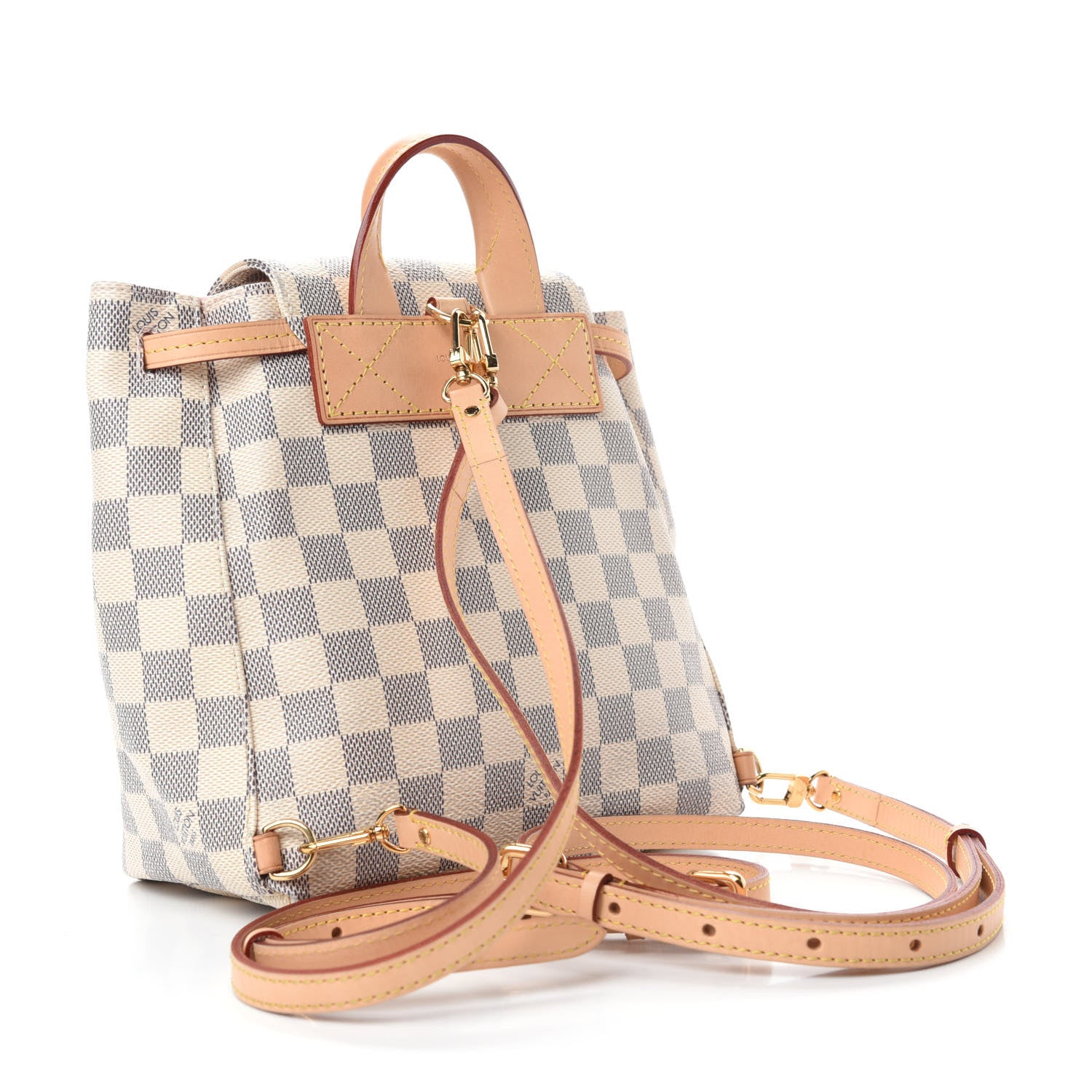 Louis Vuitton Damier Azur Sperone BB Backpack 3 of 11