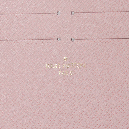 Louis Vuitton Calfskin Felicie Card Holder Insert Rose Ballerine 6 of 6
