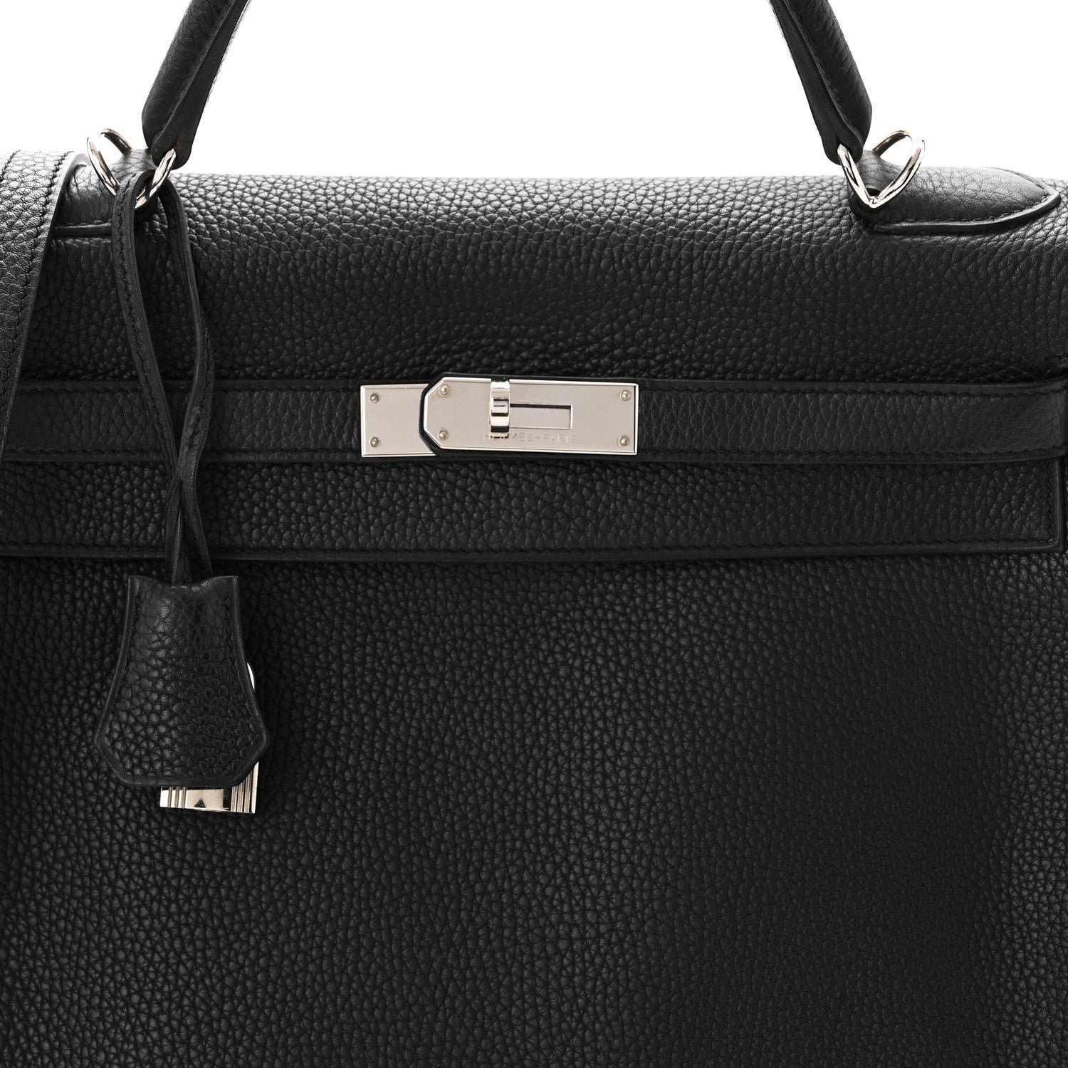 Hermes Togo Kelly Retourne 32 Black 8 of 10