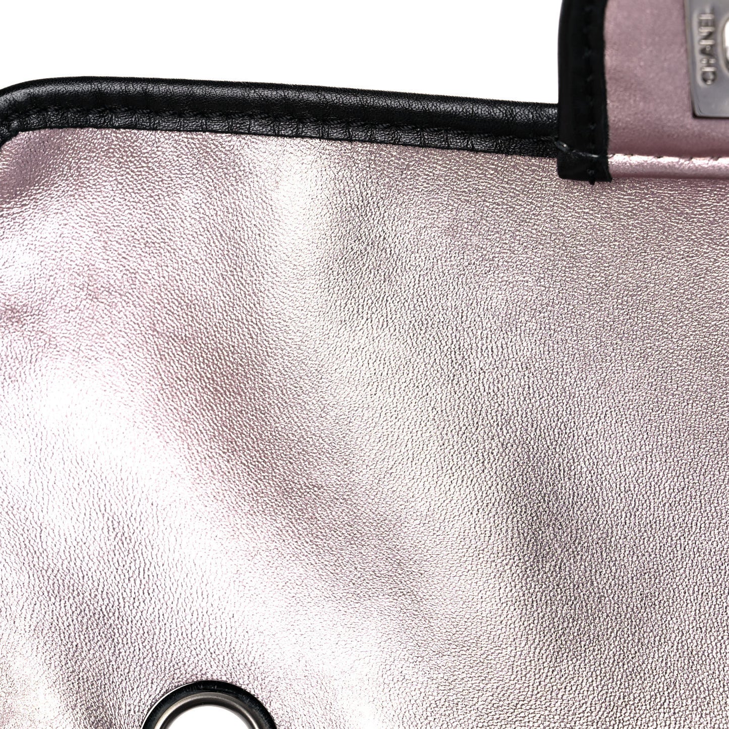 PVC Star Medium Single Flap Pink Black