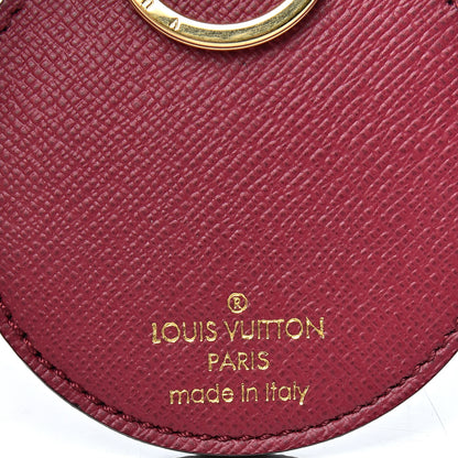 Louis Vuitton Monogram Illustre Multi V Bag Charm Key Ring Fuchsia 3 of 3