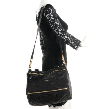Givenchy Tumbled Sheepskin Medium Pandora Bag Black 2 of 9