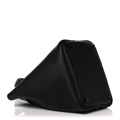 Hermes Taurillon Clemence Monochrome Picotin Lock 18 PM Black 4 of 10