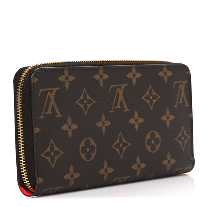 Louis Vuitton Monogram 2016 Christmas Animation Zippy Wallet Rouge 3 of 7
