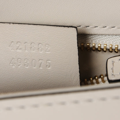 Gucci Calfskin Small Sylvie Shoulder Bag White 8 of 10