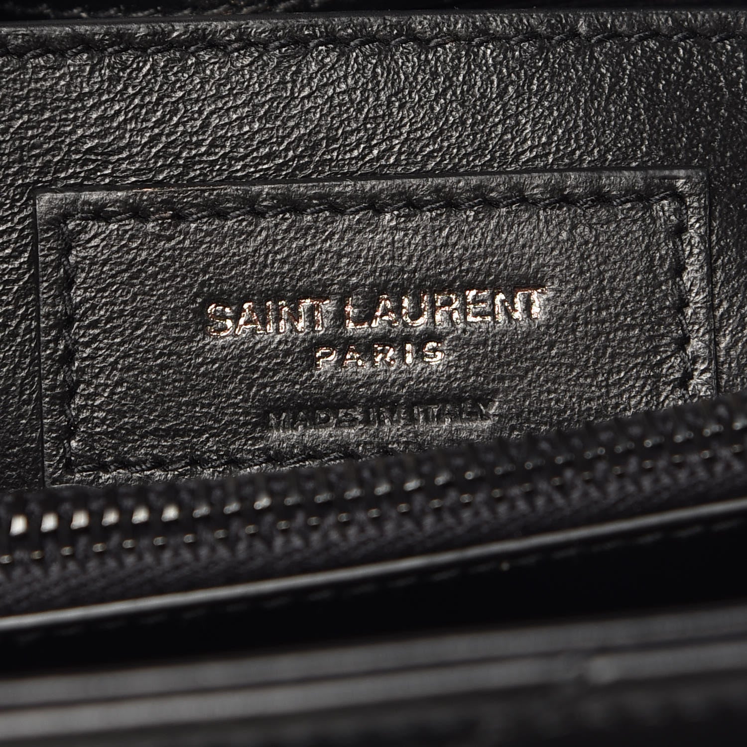 Saint Laurent Calfskin Y Quilted Monogram Small Loulou Chain Satchel Black 10 of 11