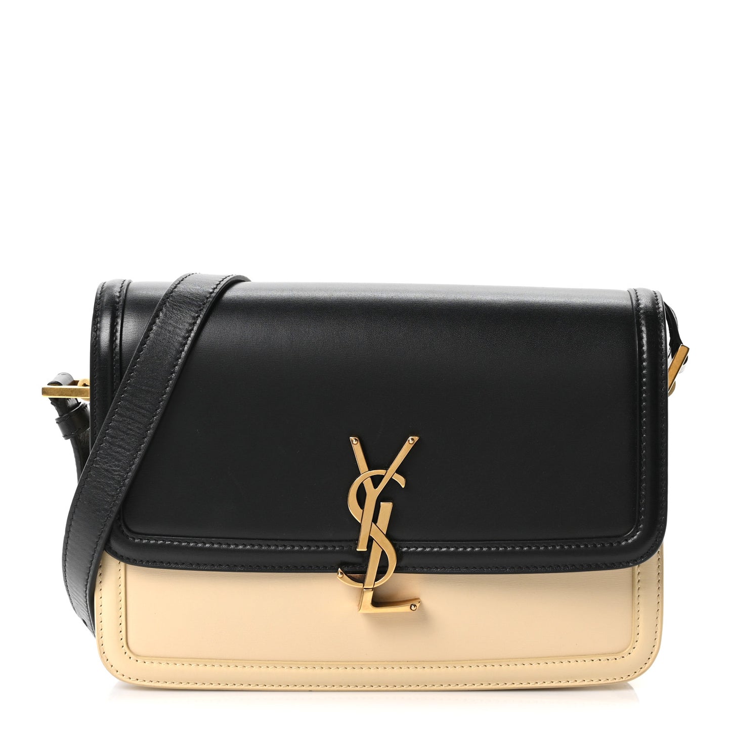 Soft UltraCalfskin Monogram Medium Solferino Satchel Black Burro