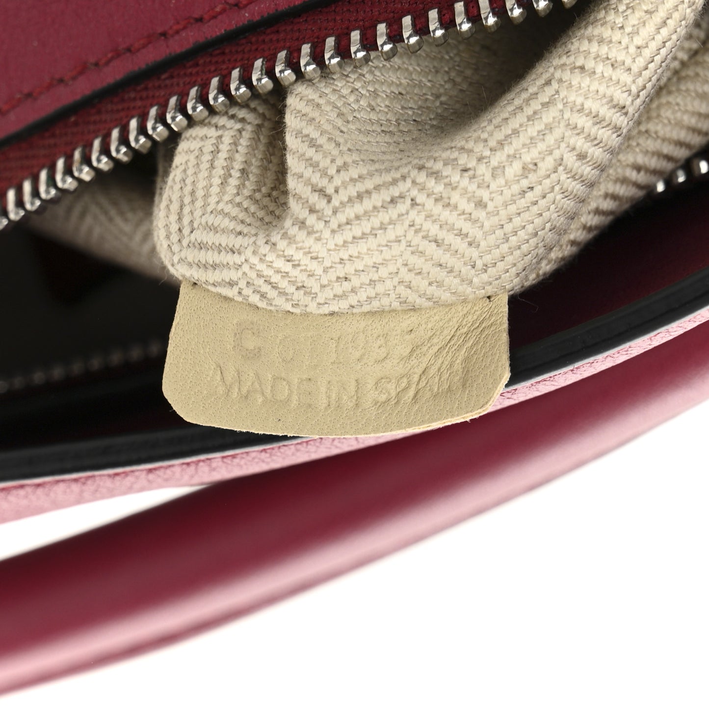 Calfskin Mini Puzzle Bag Raspberry