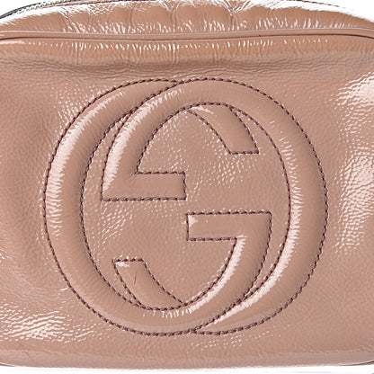 Gucci Vernice Naplack Small Soho Disco Bag Dark Cipria 14 of 14