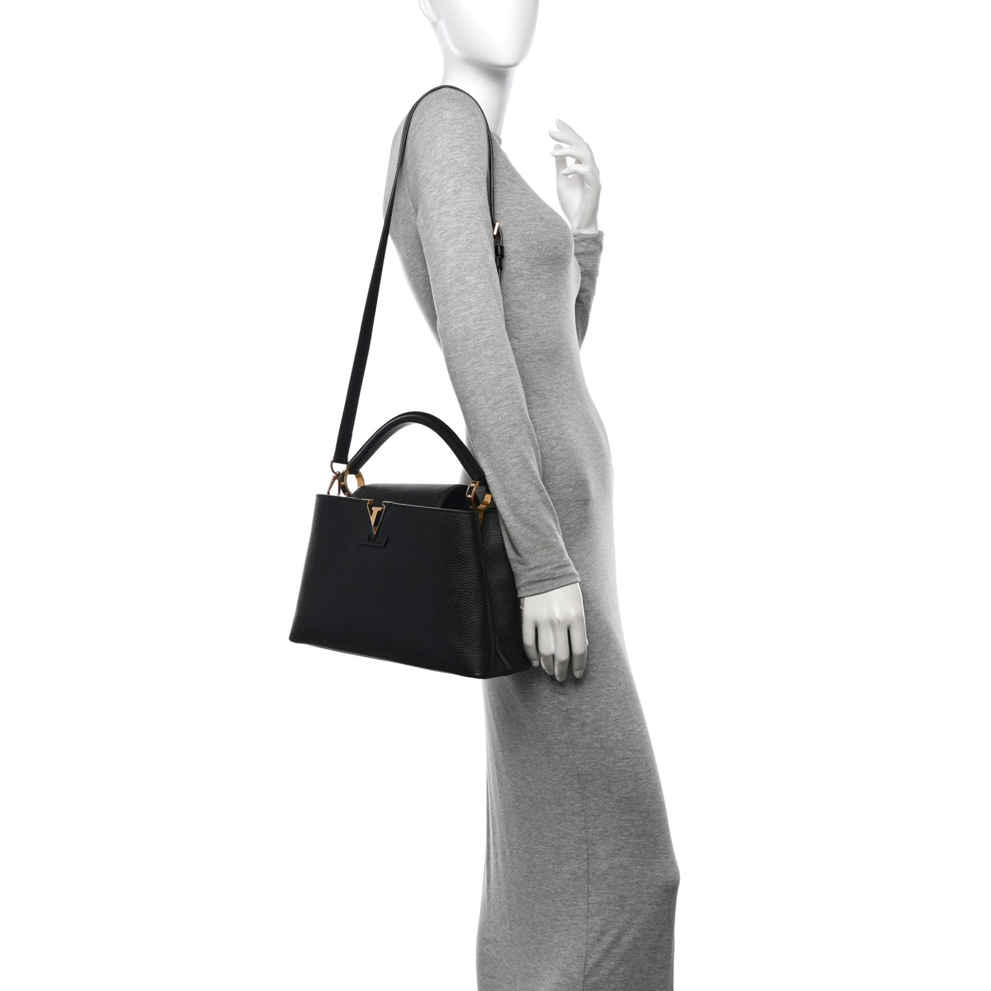 Taurillon Capucines PM Black