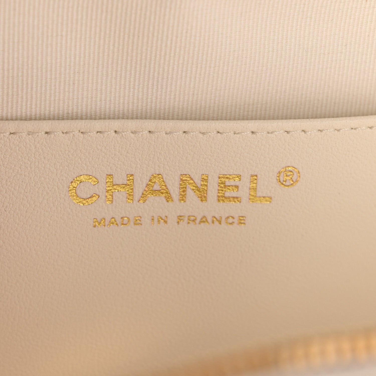 Chanel Lambskin Quilted CC In Love Heart Bag White 6 of 13