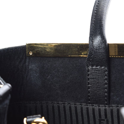 Fendi Vitello Elite Regular 2Jours Tote Black 11 of 23