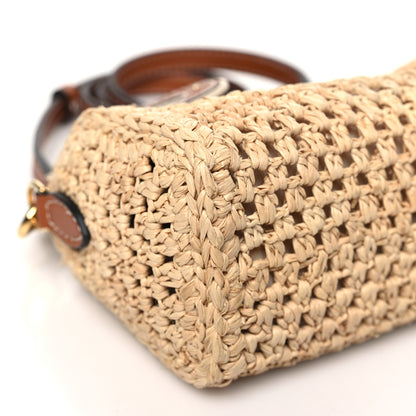 Louis Vuitton Raffia Nano Speedy Natural Tan 7 of 8