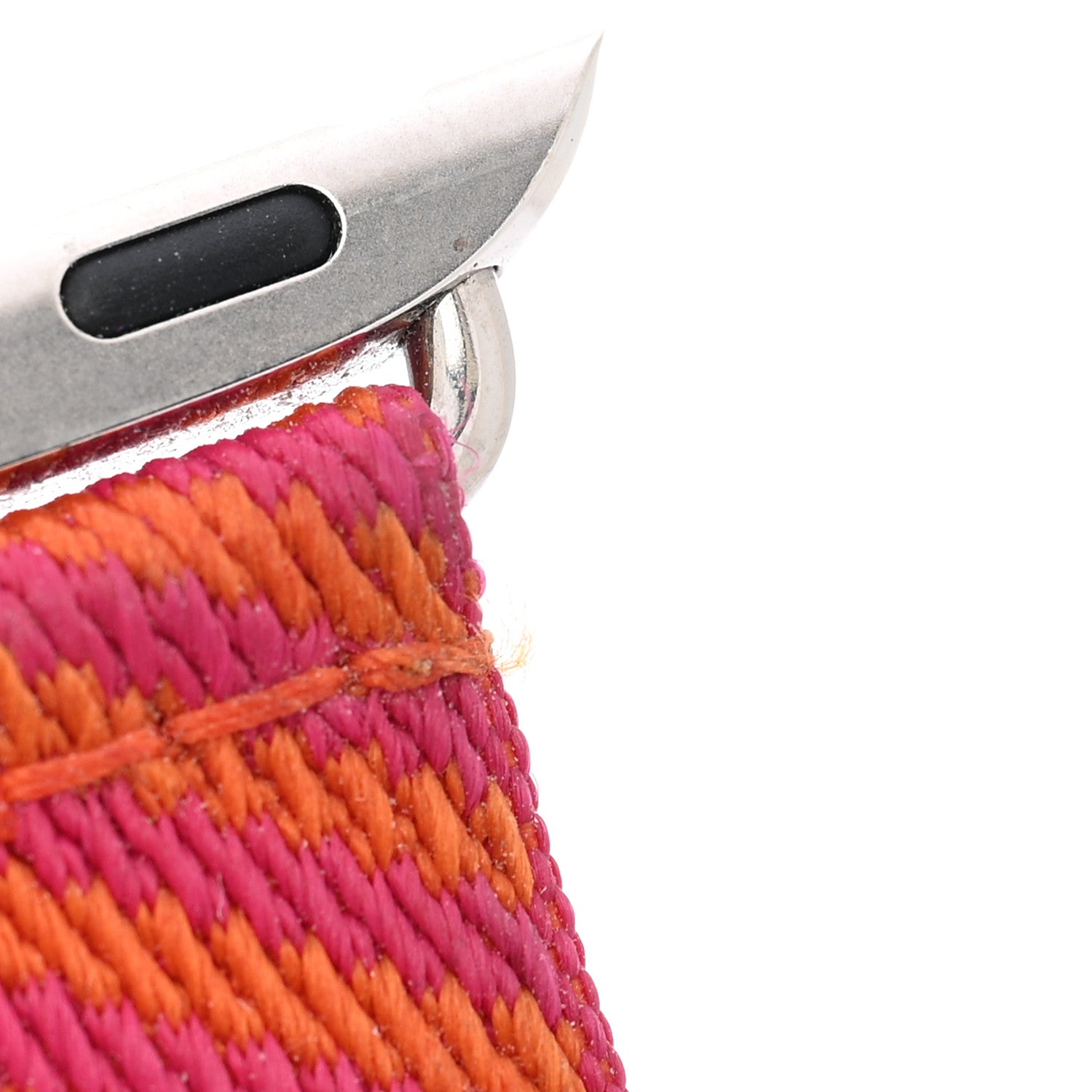 Apple Watch エルメス　ローズ　ジャンピング　ナイロン Hermes Nylon Weave 32mm Twill Jump Apple Watch Single Tour Strap