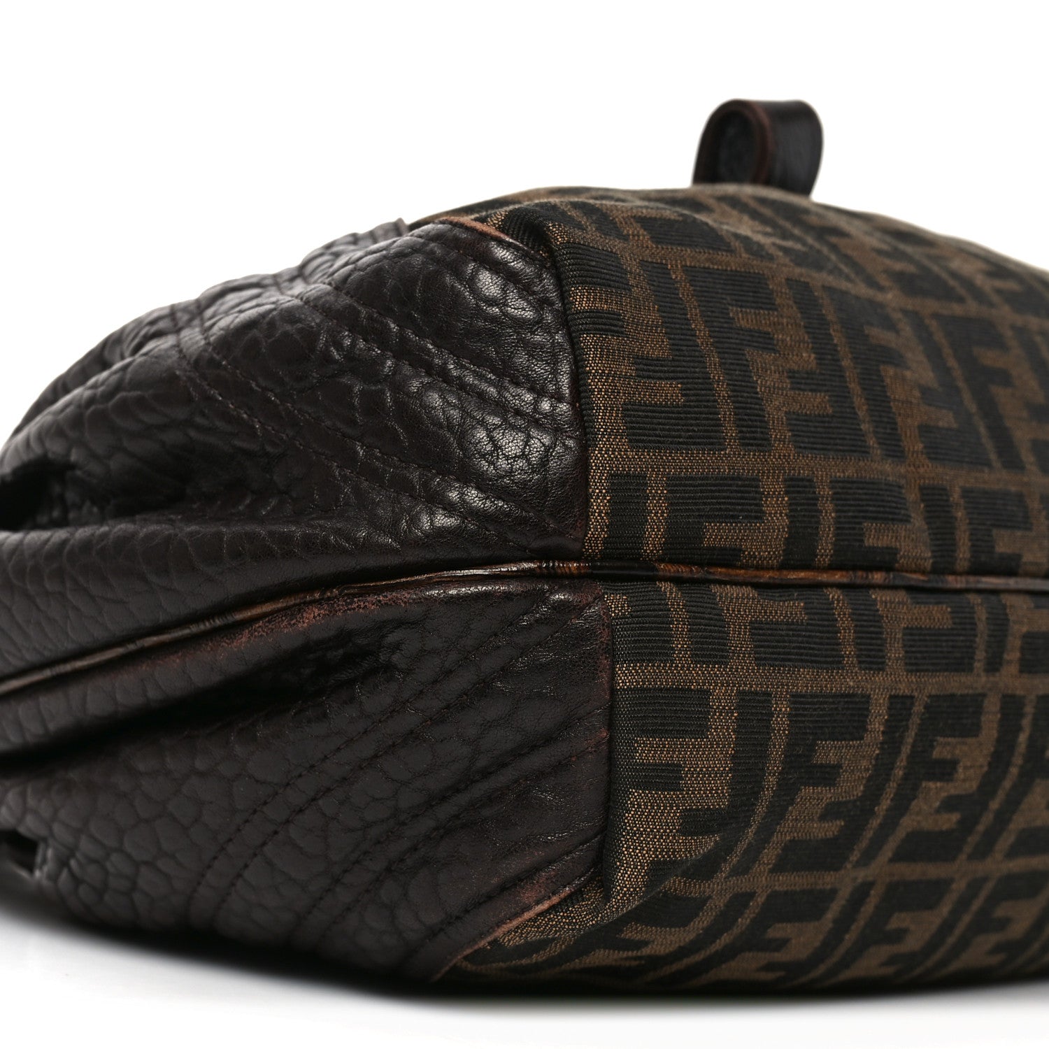 Fendi Zucca Nappa Nuvolata Vitello Tortuga Spy Tobacco Moro 10 of 11