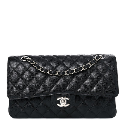 Chanel Caviar Quilted Medium Double Flap Black 1 of 10