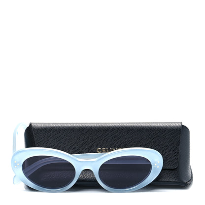 Celine Acetate Cat Eye Sunglasses CL401931 Light Blue 7 of 7