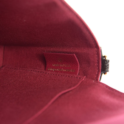 Louis Vuitton Monogram Pochette Felicie Chain Wallet Fuchsia 8 of 16