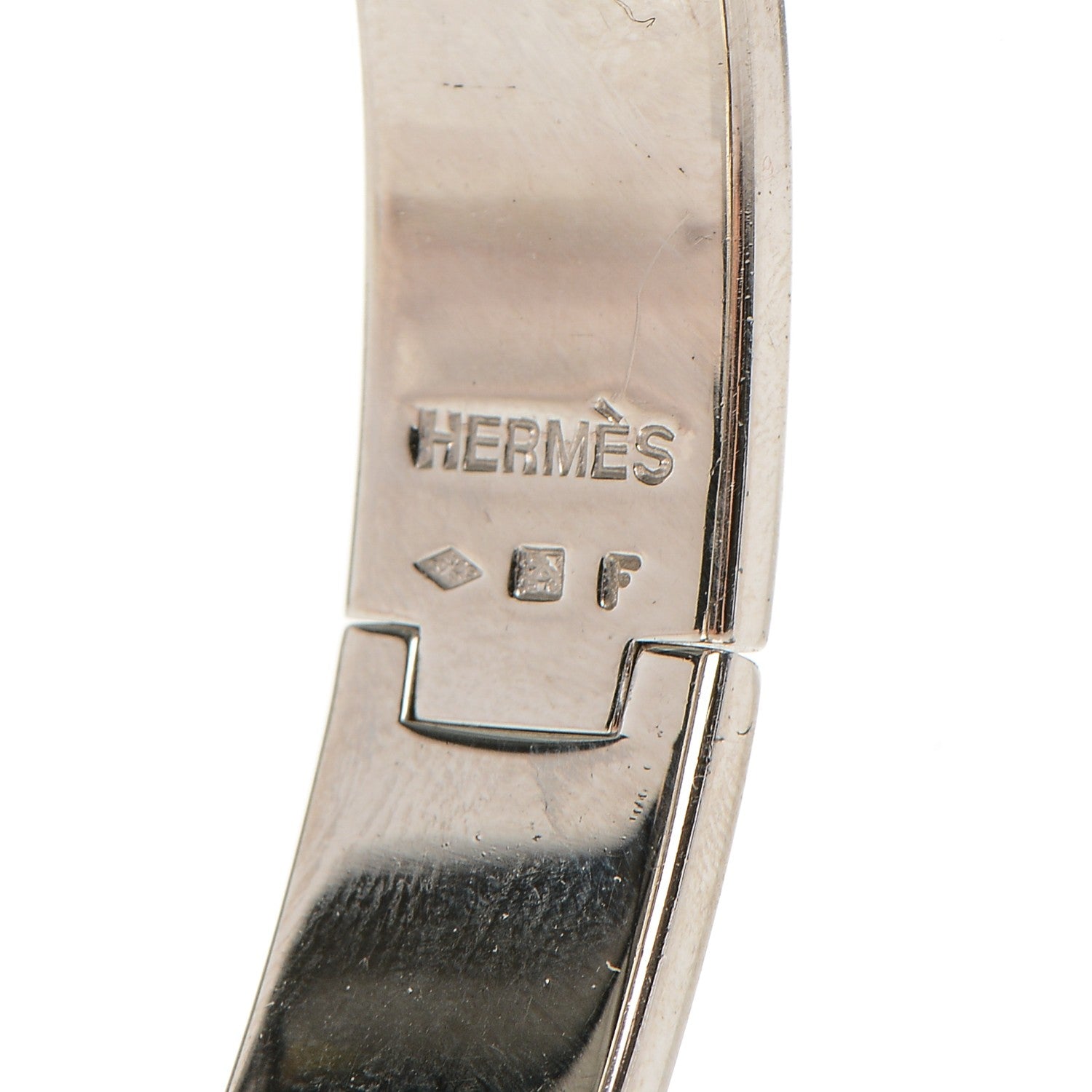 Hermes Enamel Narrow Clic Clac H Bracelet PM Parme 4 of 4