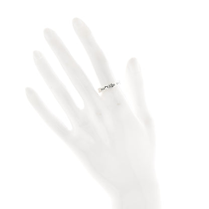 Tiffany Sterling Silver Narrow 1837 Band Ring 53 6.25 2 of 5
