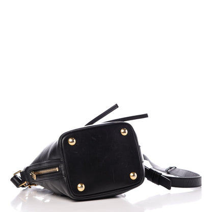 Saint Laurent Calfskin Small Emmanuelle Bucket Bag Black 4 of 9
