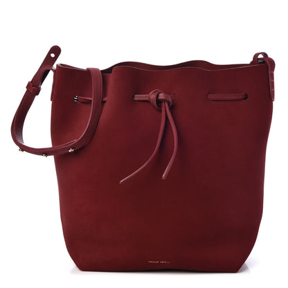 Mansur Gavriel Suede Bucket Bag Rococo 1 of 9