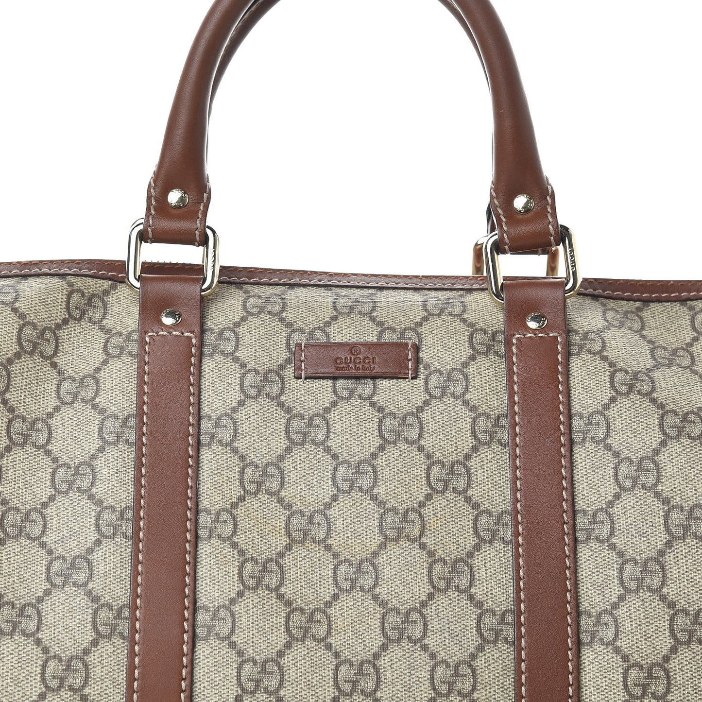 GG Plus Monogram Medium Joy Boston Brown