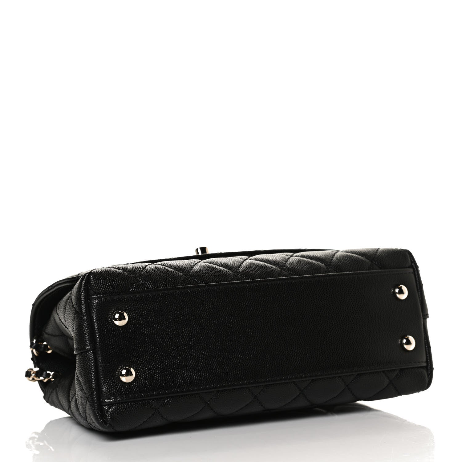 Chanel Caviar Quilted Mini Coco Handle Flap Black 4 of 9