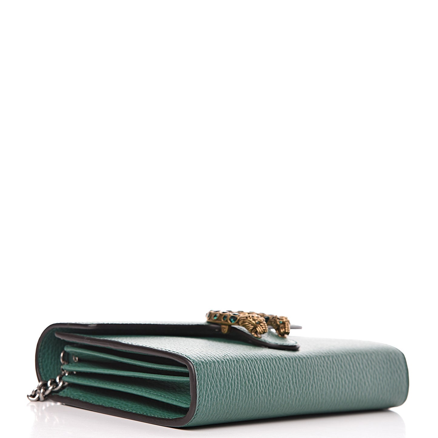 Calfskin Mini Dionysus Chain Wallet Emerald