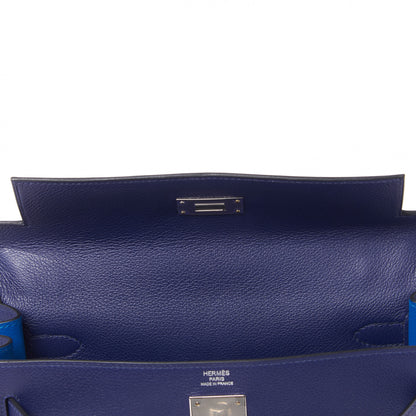 Hermes Evercolor Verso Kelly Retourne 28 Bleu Encre Bleu Zellige 18 of 35