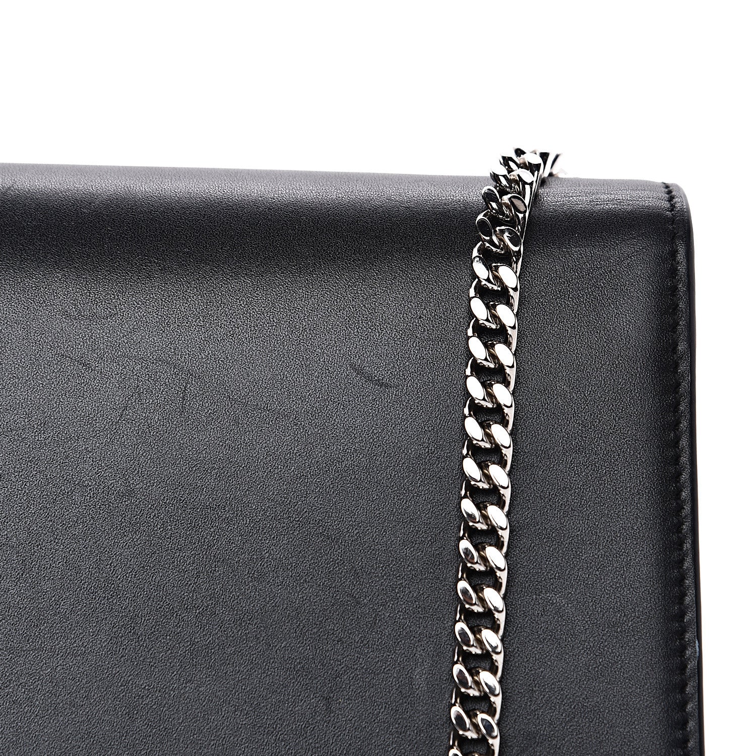Saint Laurent Smooth Calfskin Medium Classic Monogram Kate Tassel Satchel Black 11 of 15