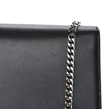 Saint Laurent Smooth Calfskin Medium Classic Monogram Kate Tassel Satchel Black 11 of 15