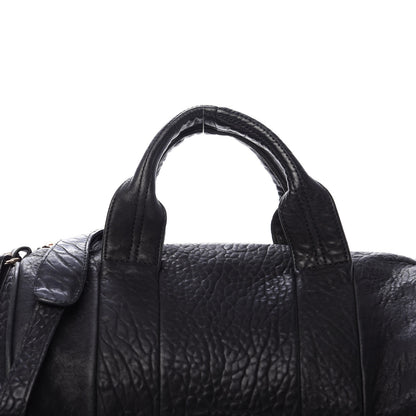 Alexander Wang Pebbled Lambskin Rocco Black Rose Gold Hardware 9 of 9