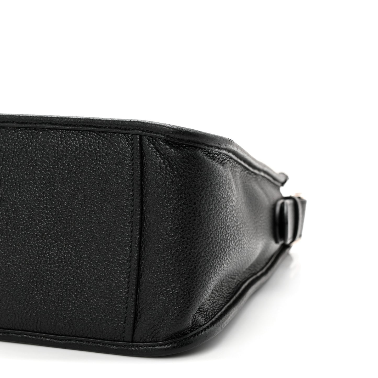 Vitello Daino Soft Hobo Messenger Bag Black