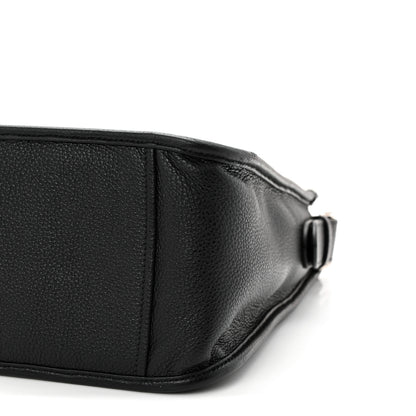 Prada Vitello Daino Soft Hobo Messenger Bag Black 10 of 11
