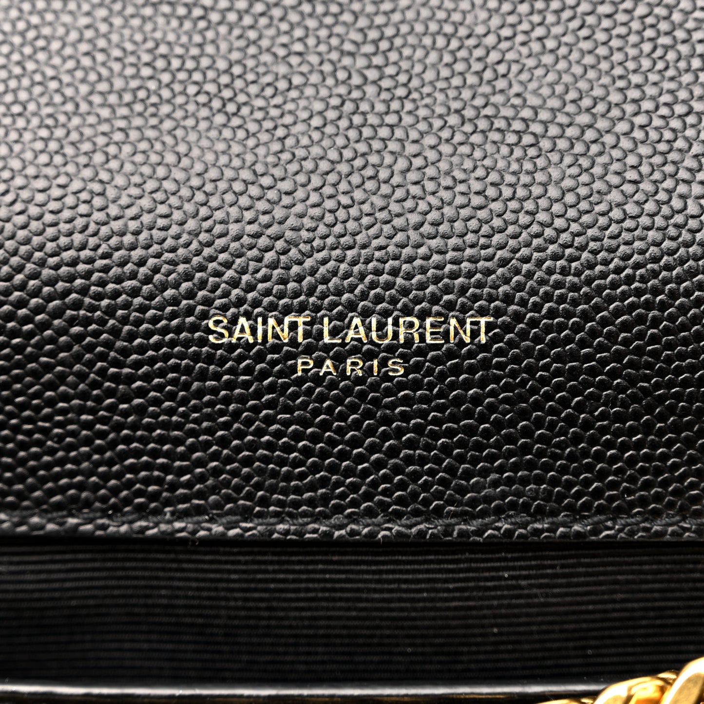 Grain De Poudre Textured Mixed Matelasse Triquilt Medium Monogram Satchel Black