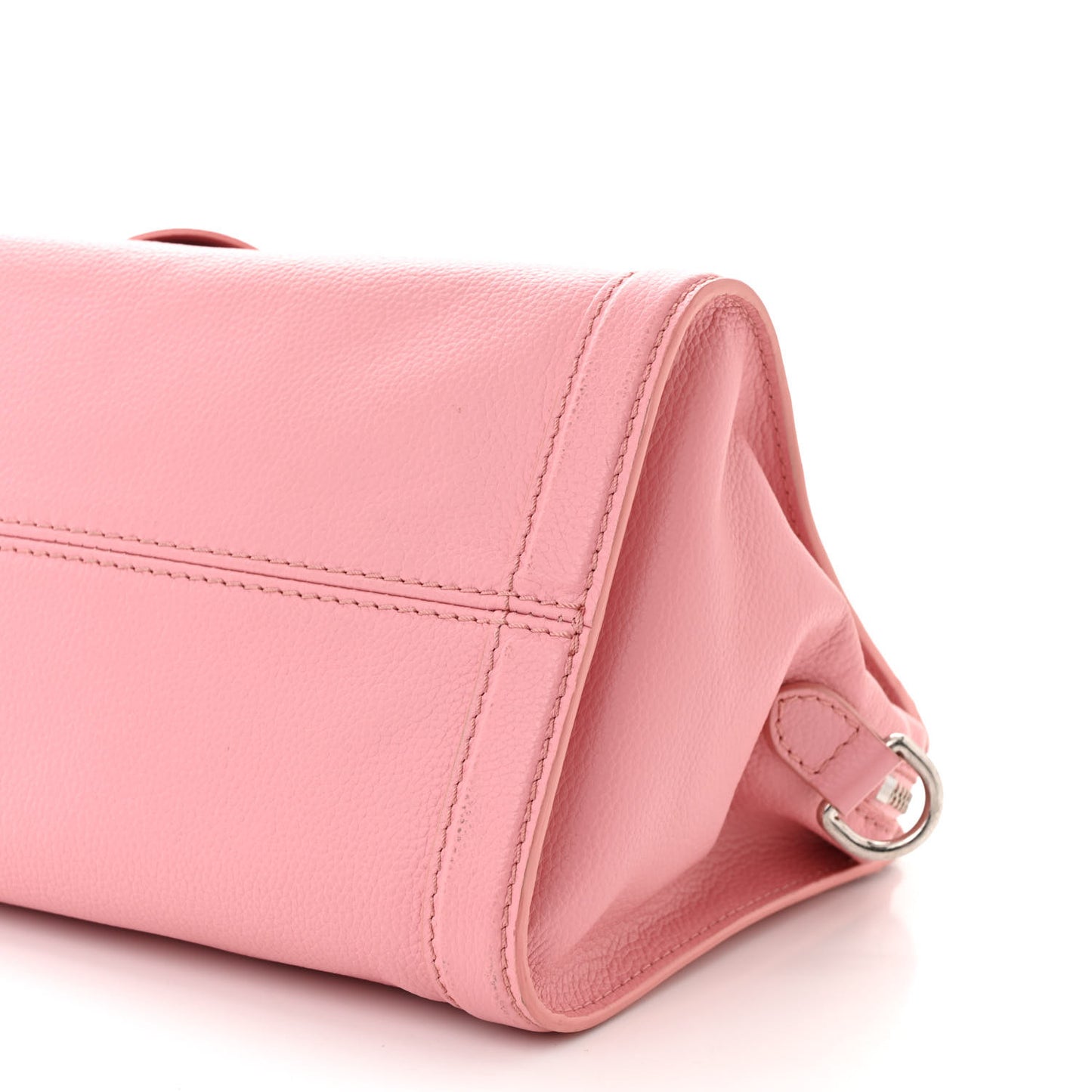 Calfskin Small Skull Padlock Zip Around Tote Petal
