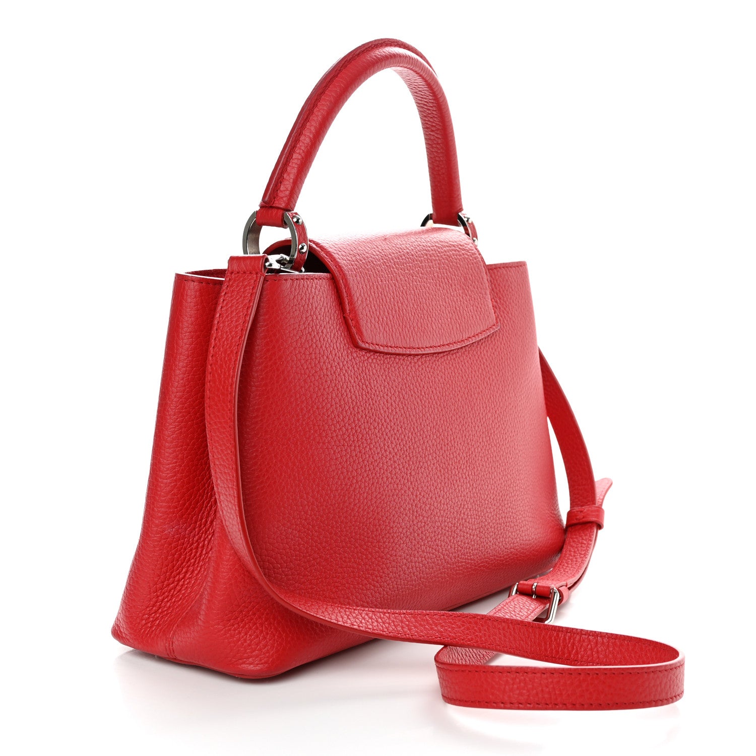 Louis Vuitton Taurillon Capucines PM Rubis 3 of 15