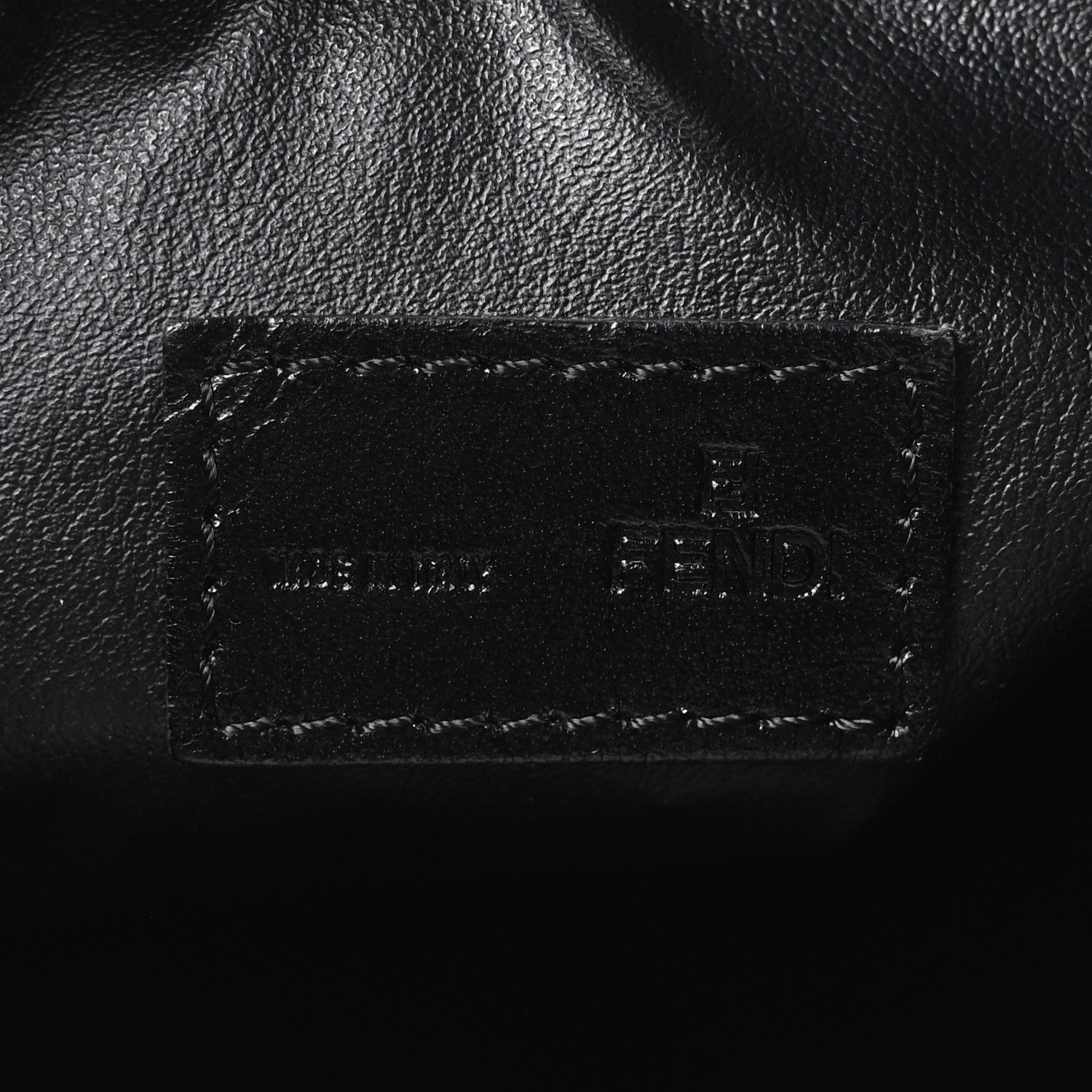 Fendi Zucchino Mini Pochette Tobacco Moro 6 of 9