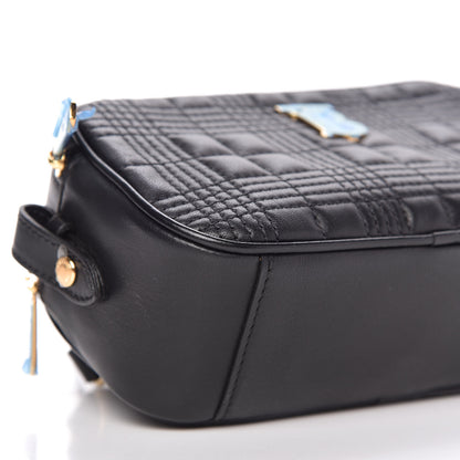 Burberry Lambskin Quilted Camera Bag Black 6 of 9